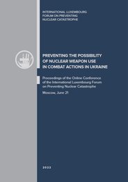 Preventing the Possibility of Nuclear Weapon Use in Combat Actions in Ukraine
