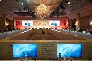 Юбилейная конференция Международного Люксембургского форума по предотвращению ядерной катастрофы «Актуальные проблемы нераспространения ядерного оружия». Париж, 9-10 октября 2017 года