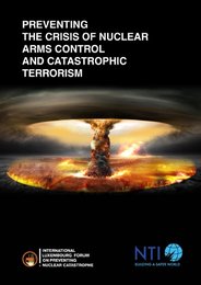 Preventing the Crisis of the Nuclear Arms Control and Catastrophic Terrorism