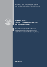 Perspectives of nuclear non-proliferation and disarmament