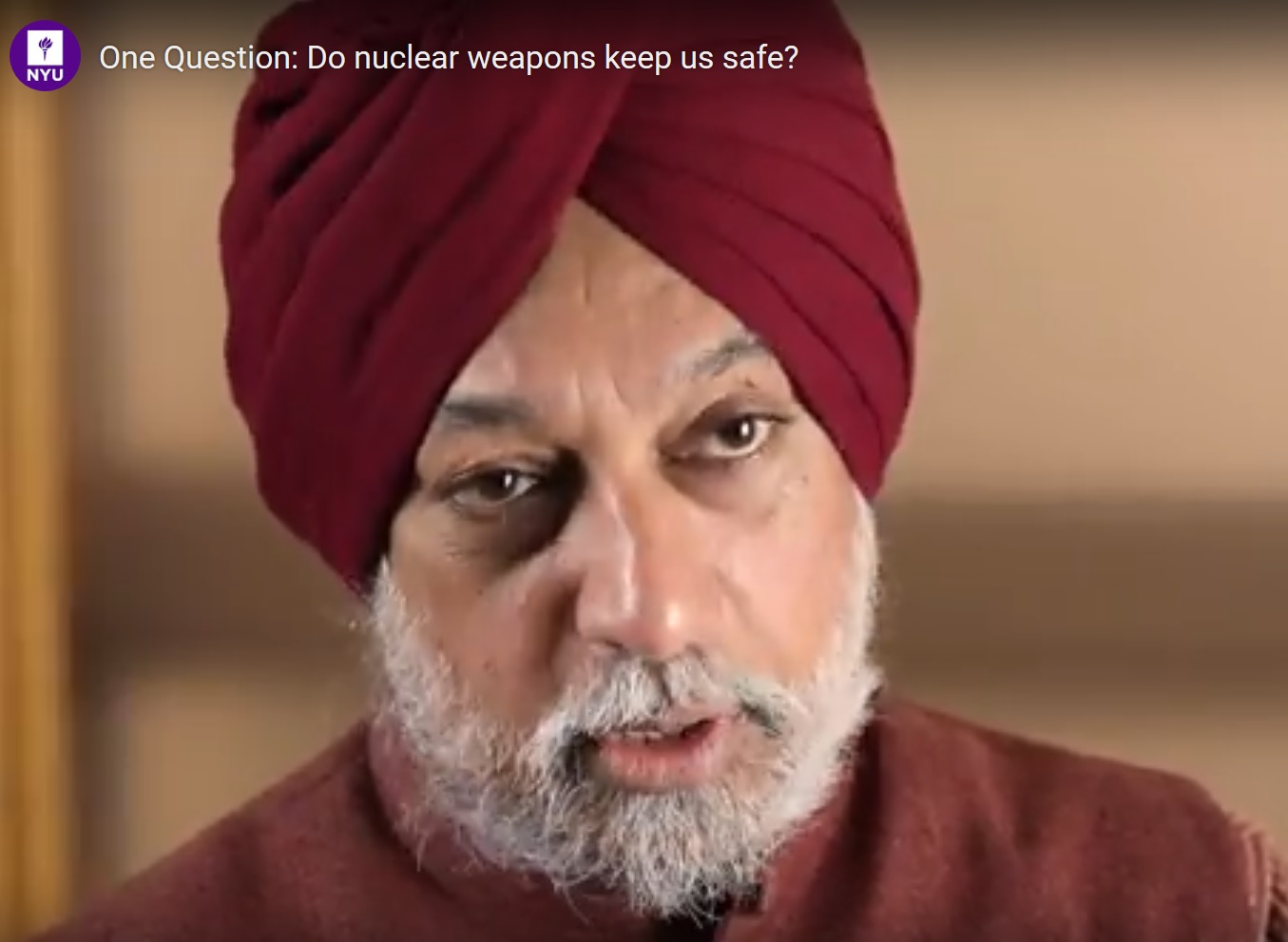 One Question: Do nuclear weapons keep us safe?